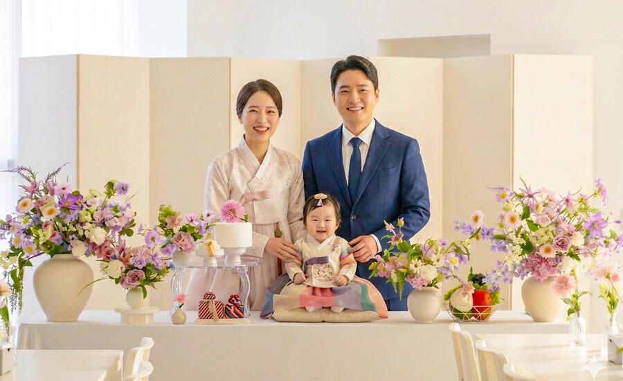 돌잔치 돌상 병풍 컨셉 업그레이드 예시 8